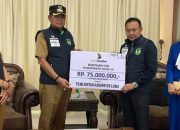 Kepala Bank Sulselbar Serahkan Dana CSR  Rp. 75. Juta, Untuk Tim Gugus Tugas Covid-19 Luwu