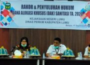 Disperkim Luwu Rakor dan Penyuluhan Hukum Untuk DAK Cadangan Sanitasi 2020