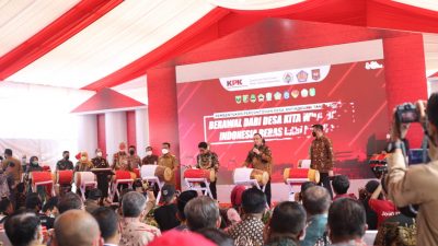 Bupati Luwu Hadiri Kick Off Pembentukan Desa Anti Korupsi di Gowa