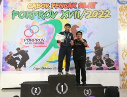 Raih Point Tertinggi, Andi Baso Raja Terpilih Sebagai Atlit Terbaik Cabor Pencak Silat di Porprov XII 2022 Sulsel