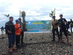 Jaga Kelestarian Mangrove, BMS dan Mahasiswa Tanam Mangrove di Pesisir Desa Karang-Karangan