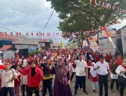 Warga Lamunre Tengah Antusias Ikuti Senam Sehat Sehat di Kampung Tangguh Bebas Narkoba Bersama FKKS