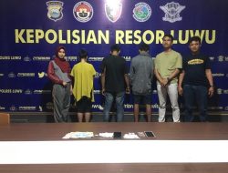 Satres Narkoba Polres Luwu Amankan Pria dan Wanita Pelaku Pengedar Narkotika Jenis Shabu