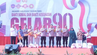 Cooling System Jelang Pemilu 2024, Lulusan TNI Polri AKABRI 1990 di Sulsel Gelar Bakti Sosial dan Bakti Kesehatan