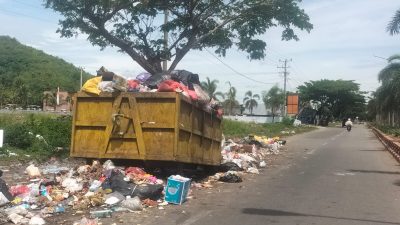 Sampah Menumpuk di Jalan, Aroma Tak Sedap Ganggu Warga Belopa