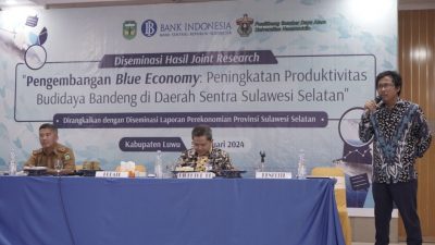 Puslitbang SDA Unhas Paparkan Pengembangan Blue Economy Budidaya Bandeng di Kabupaten Luwu