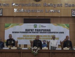 Basmin Mattayang Paparkan Capaiannya Selama Pimpin Luwu di Rapat Paripurna Hari Jadi Belopa