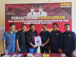 Pilkada, Tim ABM Resmi Daftarkan Calonnya di PDIP  Luwu