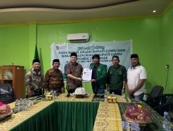 Moment Baru Dalam Pilkada, ABM dan Bakal Calon Wakilnya Kembalikan Formulir di PPP