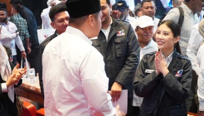 Hadiri Mukernas Perindo, ABM-Rahmat Dapatkan Apresiasi Dari Angela Tanoesoedibjo