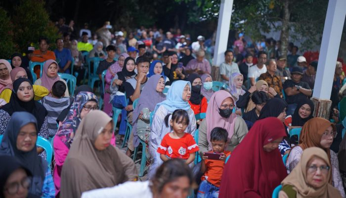 Agus-Win Sosialisasi di Radda, Simpatisan Padati Lokasi